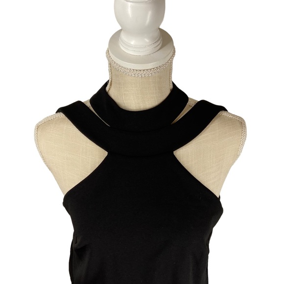 Bebe Black Choker Neck Jumpsuit New W/Tags - Picture 3 of 10